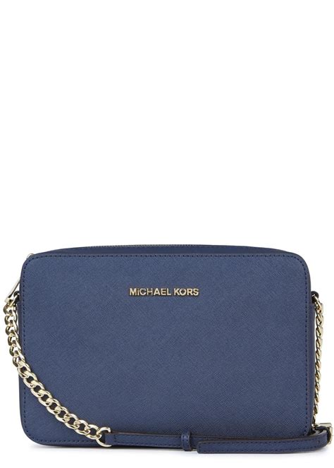 michael kors saffiano blue|Michael Kors saffiano crossbody bag.